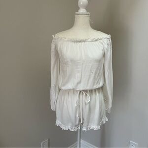 Brandy melville white romper